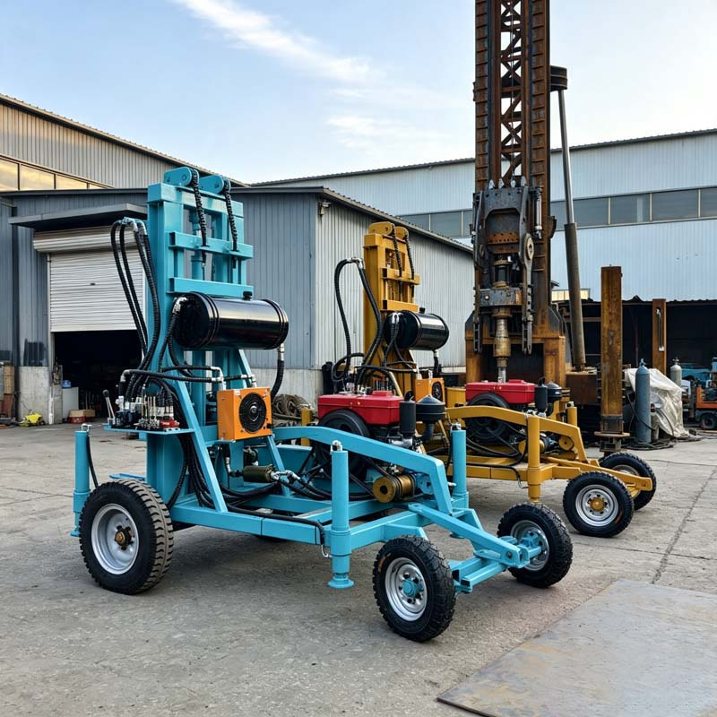 200m Four-wheel Water Well Drilling Rig