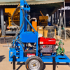 200m Wheel Mounted Water Well Drilling Rig for Farm & Village