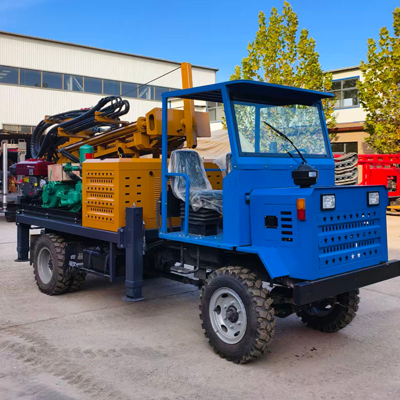 Customized Wheeled Chassis Water Well Drilling Rig