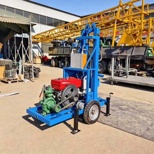 100-200m Wheel-mounted Water Well Drilling Rig