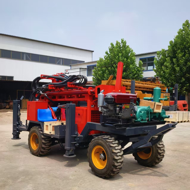 200m Wheel‑mounted Water Well Drilling Rig