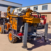 200m wheeled Water Well Drilling Rig for Farm