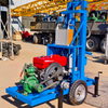 200m Wheel Mounted Water Well Drilling Rig for Farm & Village