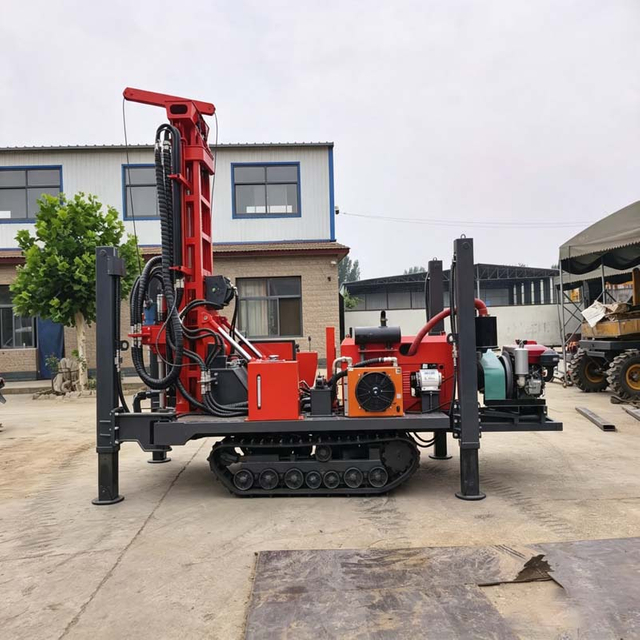 200m Crawler Type Water Well Drilling Rig